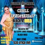 Chill Wednesday Black & Gold 5/22/24