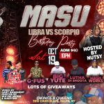 Masu Libra vs Scorpio Birthday Party 10/19/24