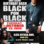 Bobby Lickshot B/B Black Pon Black 10/22/24